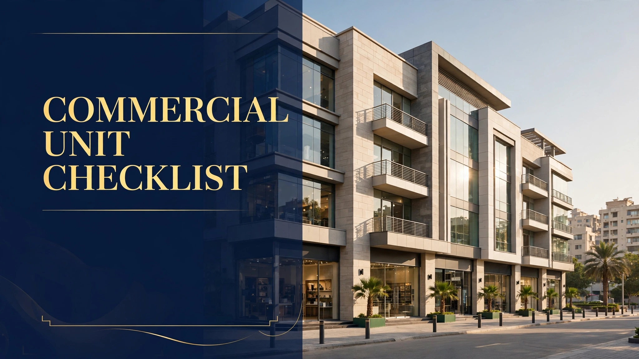 Commercial unit buying checklist — Saeed Property Advisors, Sheikhupura