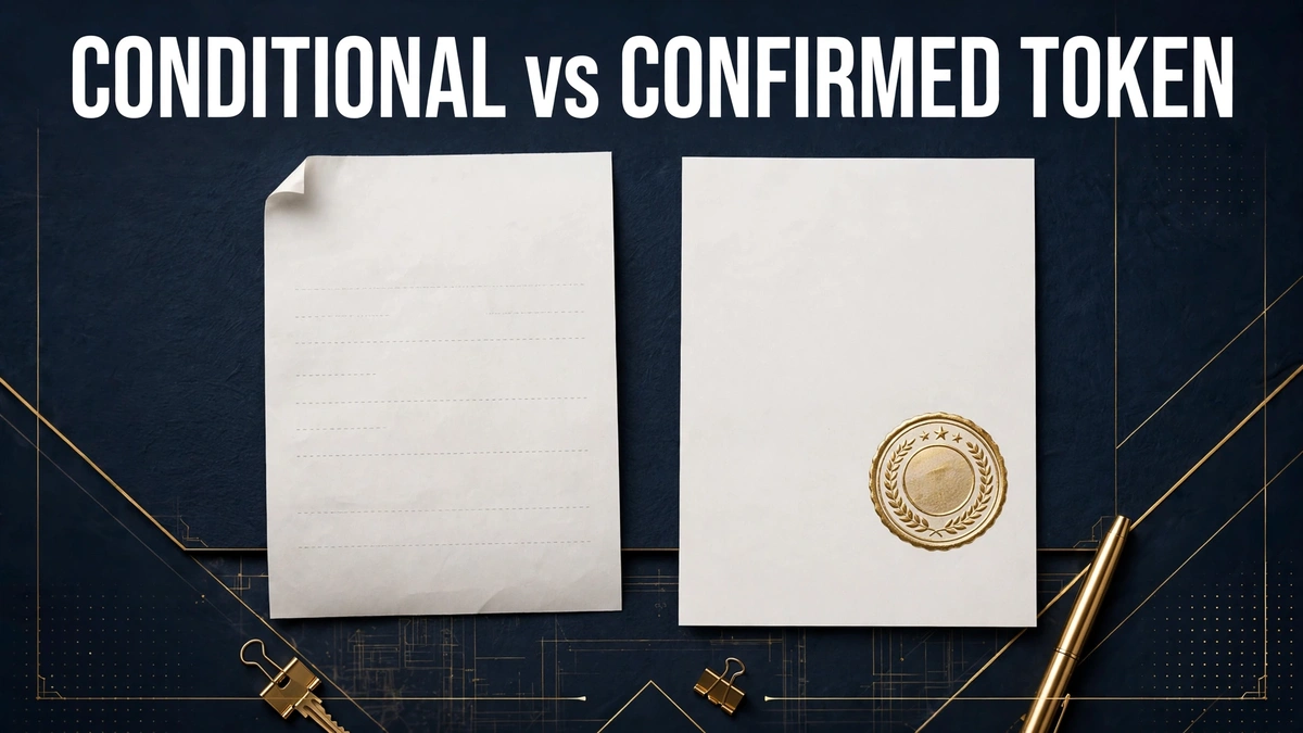 Conditional token vs confirmed token documents