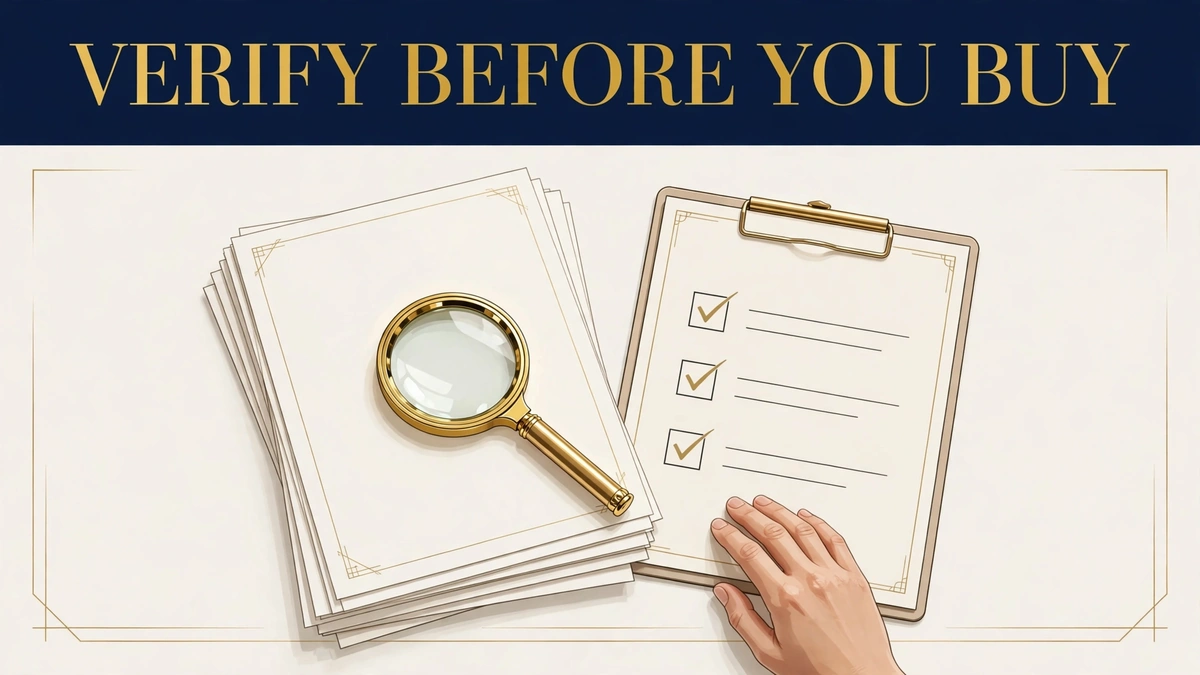 Checklist and documents to verify before buying a factory plot