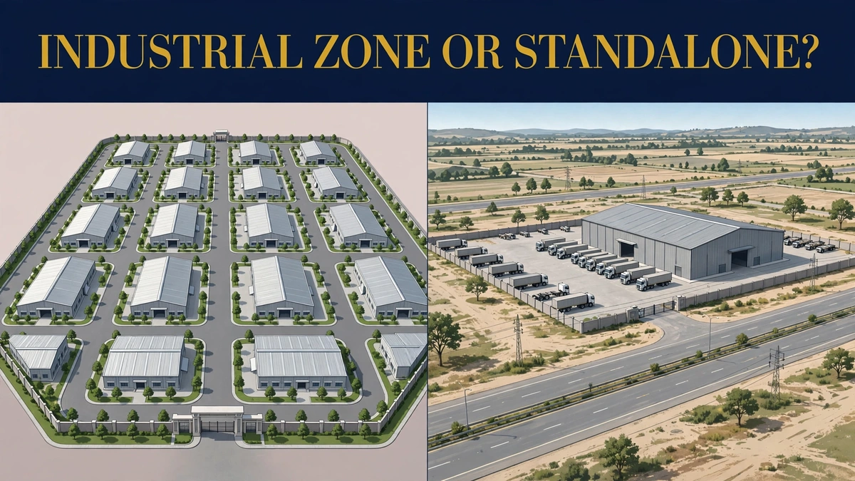 Factory in an industrial zone or on a standalone plot in Sheikhupura — comparison guide by Saeed Property Advisors