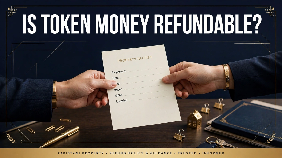 Is token money refundable in Pakistan — Saeed Property Advisors