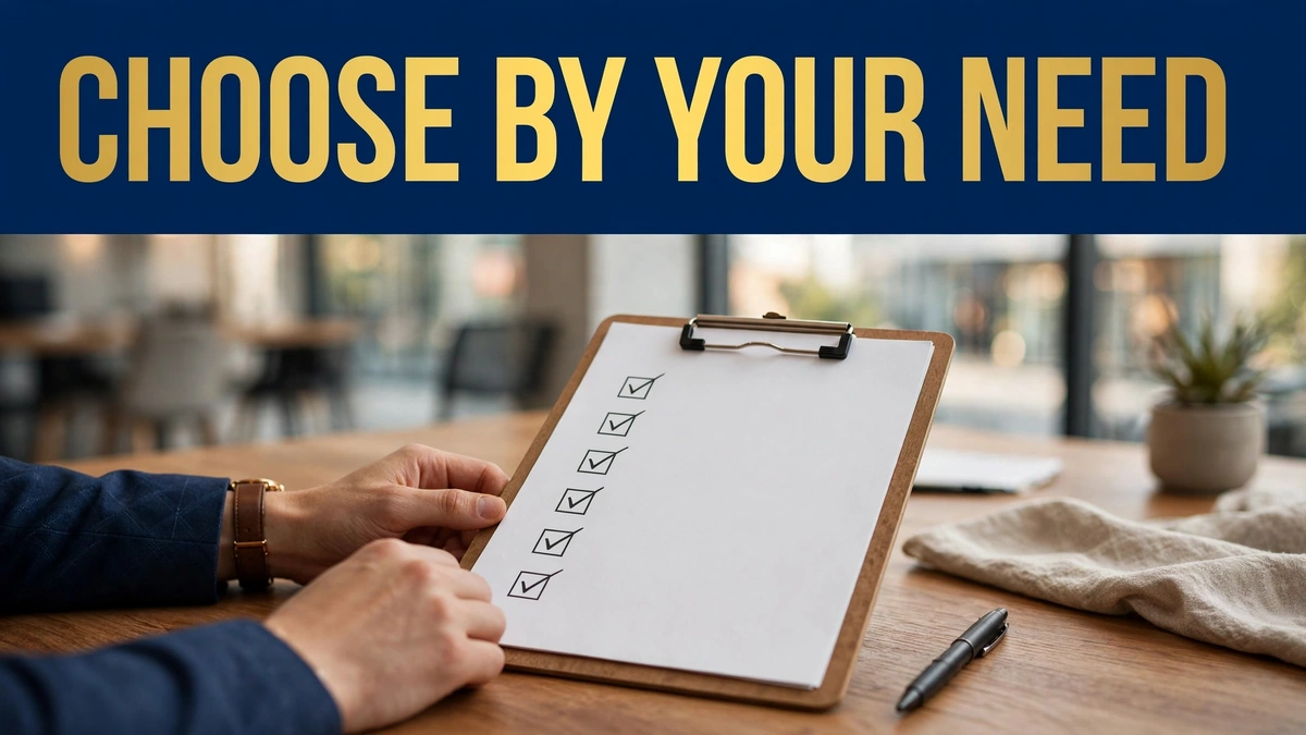 Checklist for choosing between a plaza office and a standalone building