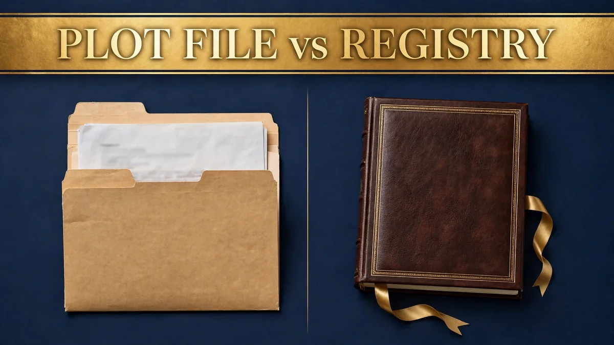 Plot file vs registered registry in Pakistan — what each document gives you