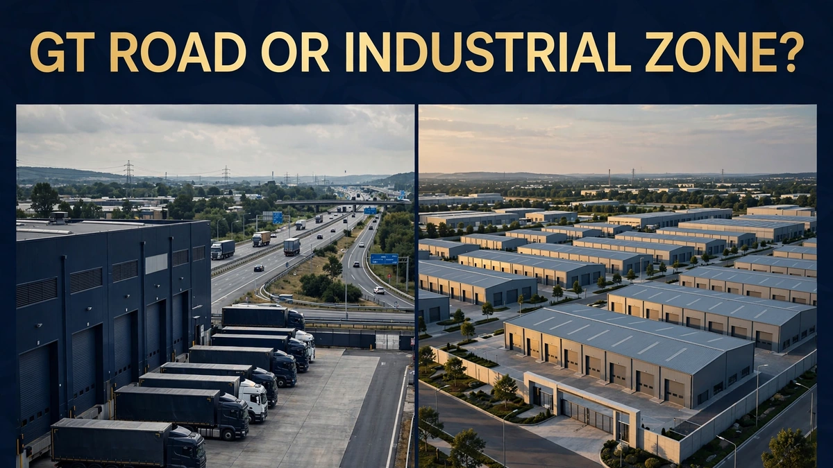 Warehouse near GT Road versus warehouse in an industrial zone in Sheikhupura — Saeed Property Advisors