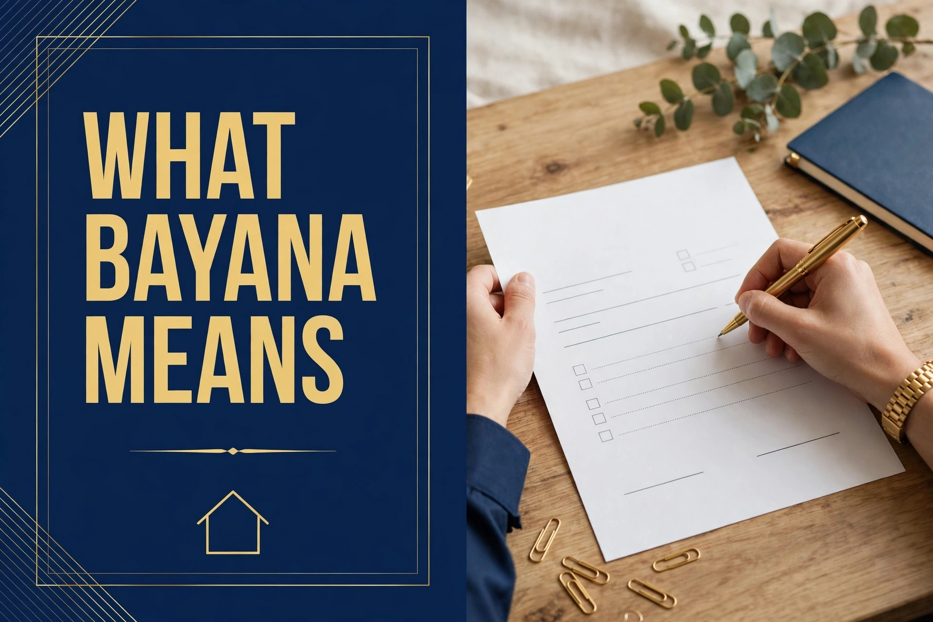 What bayana means in a Pakistan property deal — Saeed Property Advisors